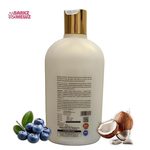 Oh My Dog Smarty Pet Shampoo, Berry & Coconut, Paraben-Free , 500 ml