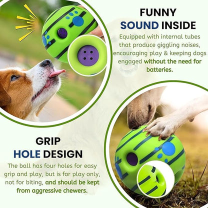 Sound Ball Toy for Dogs and Puppies| Fun Squeaky Sounds | Pet-Safe Materials| Suitable for All Dog Breeds | Fun Dog Toy
