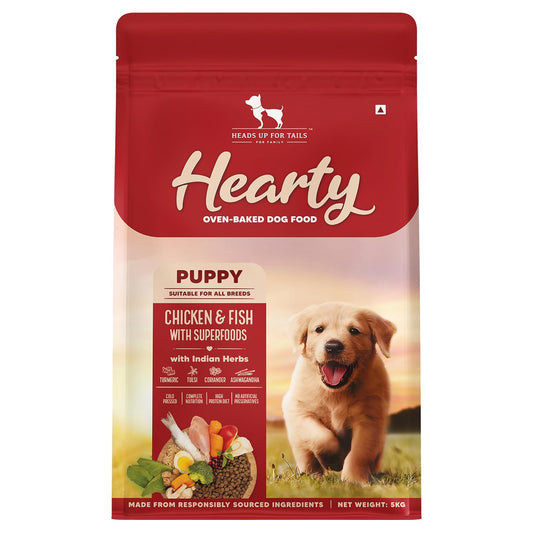 HUFT Hearty Oven Baked Chicken & Fish with Superfoods Puppy Dog Dry Food