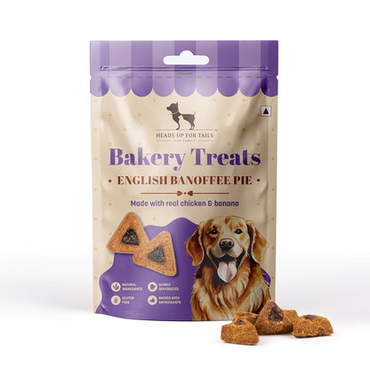 Banoffee Pie Dog Treats | Pet Treats for Dogs & Puppies | Puppy Training Treats | Healthy Dog Snacks & Treats for Adults