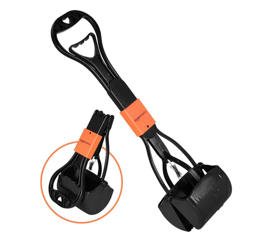 Pet Pooper Scooper Portable Handle Cleaning Pickup Clip Poop Scoop for Dog and Cat Animal Waste