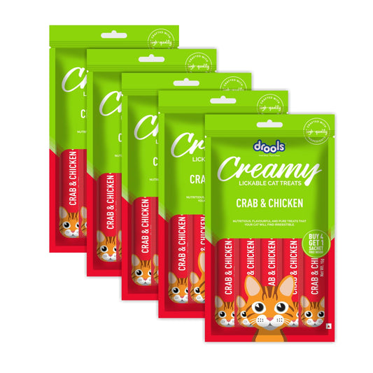 Drools Crab & Chicken Creamy Cat Treats