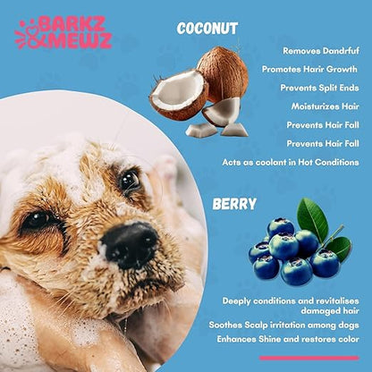 Oh My Dog Smarty Pet Shampoo, Berry & Coconut, Paraben-Free , 500 ml
