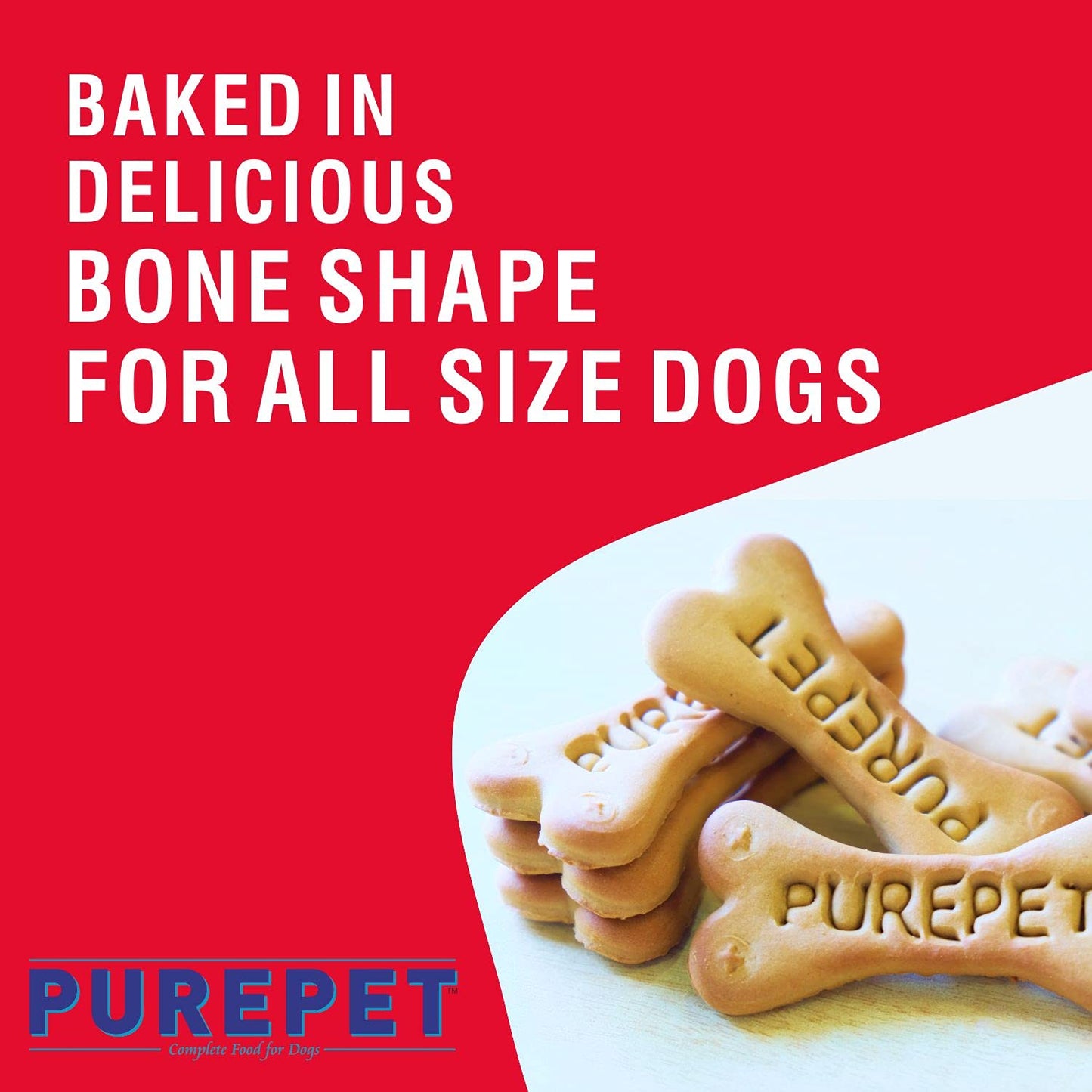 PUREPET Dog Treat Biscuits, All Life Stages 455g Jar