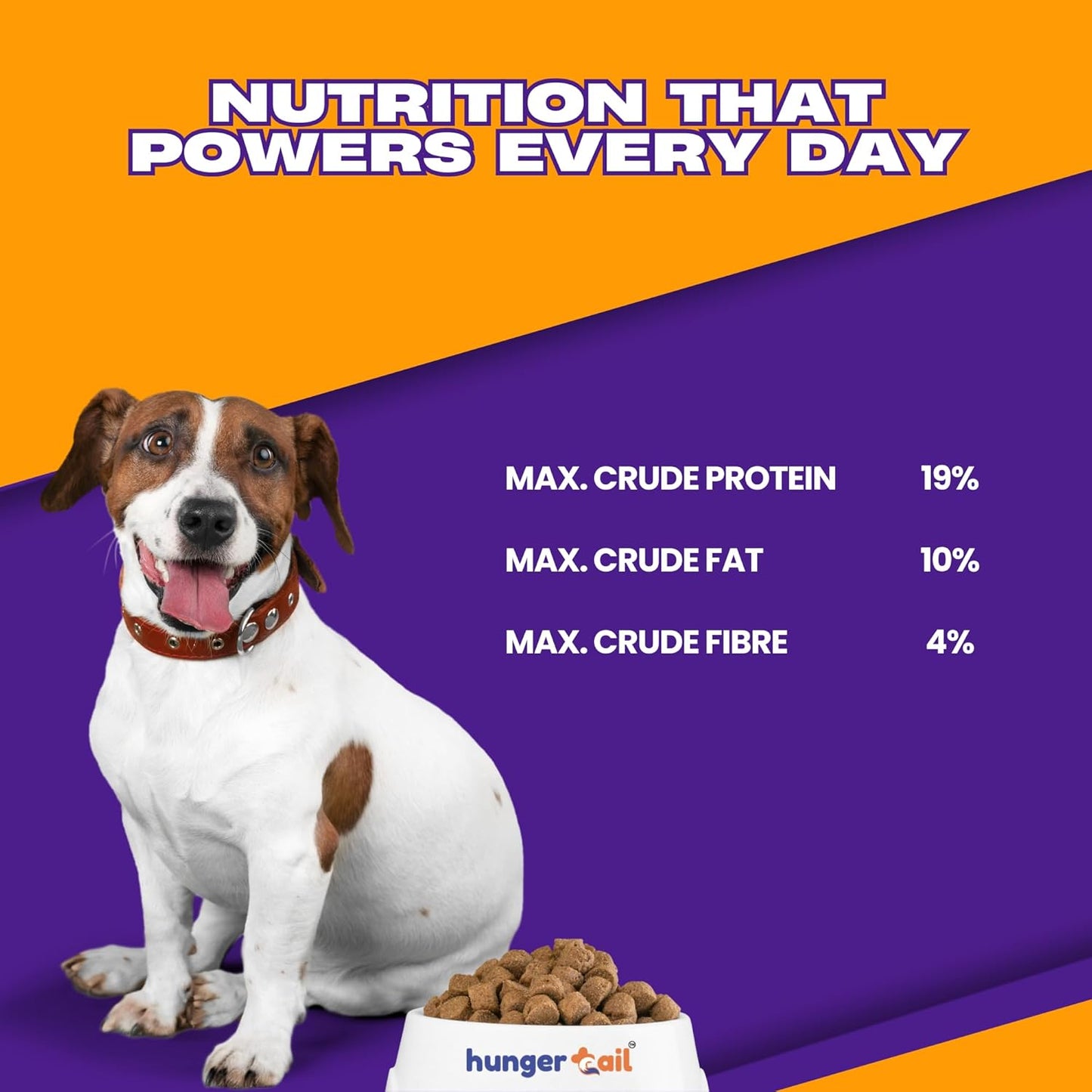 Hungertail Daily Munch Dry Dog Food, 20 kg, All Life Stages, Non-GMO, Low Temperature Baked, Made in India