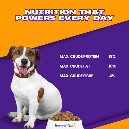 Hungertail Daily Munch Dry Dog Food, 20 kg, All Life Stages, Non-GMO, Low Temperature Baked, Made in India