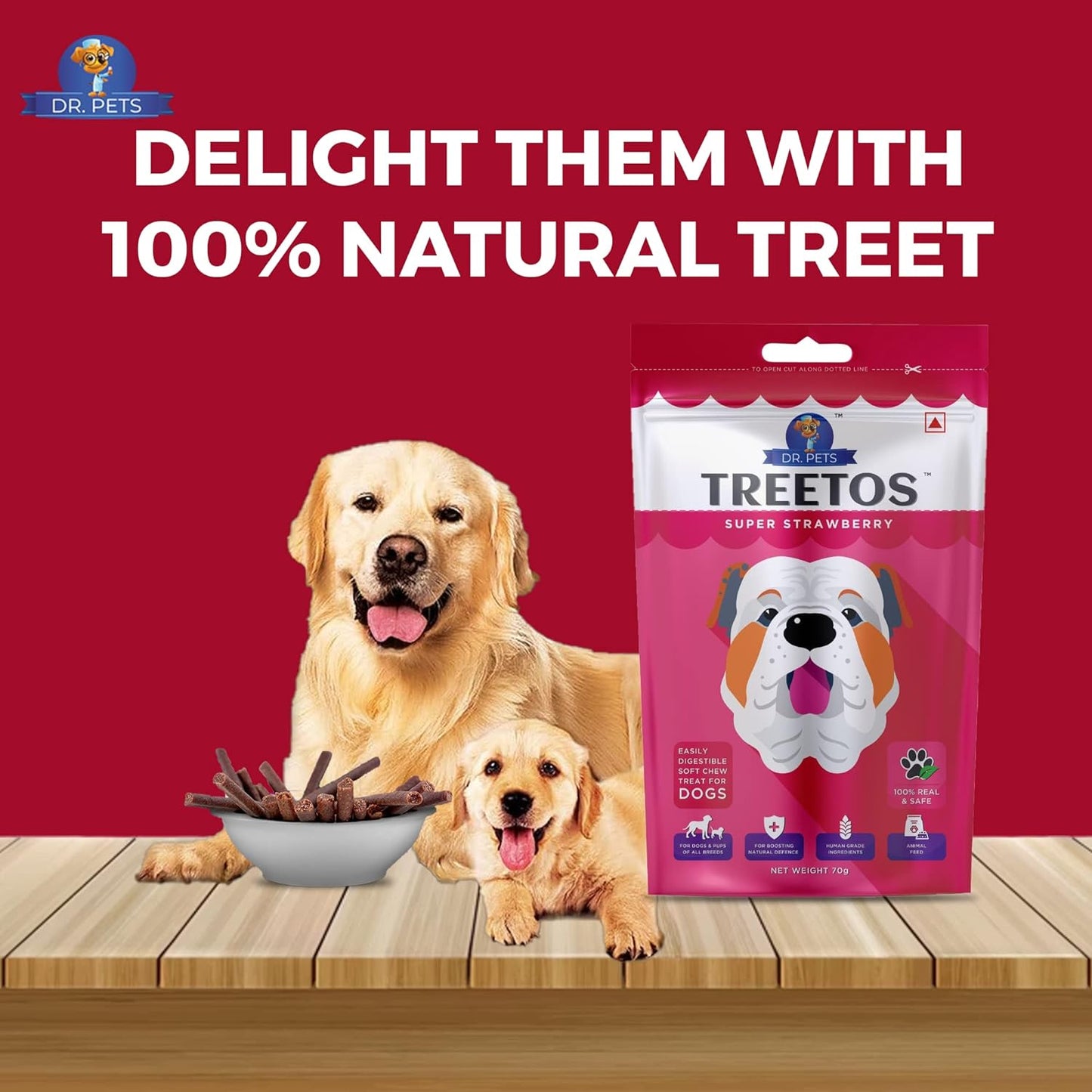 Dr. Pets Treetos Real Chicken