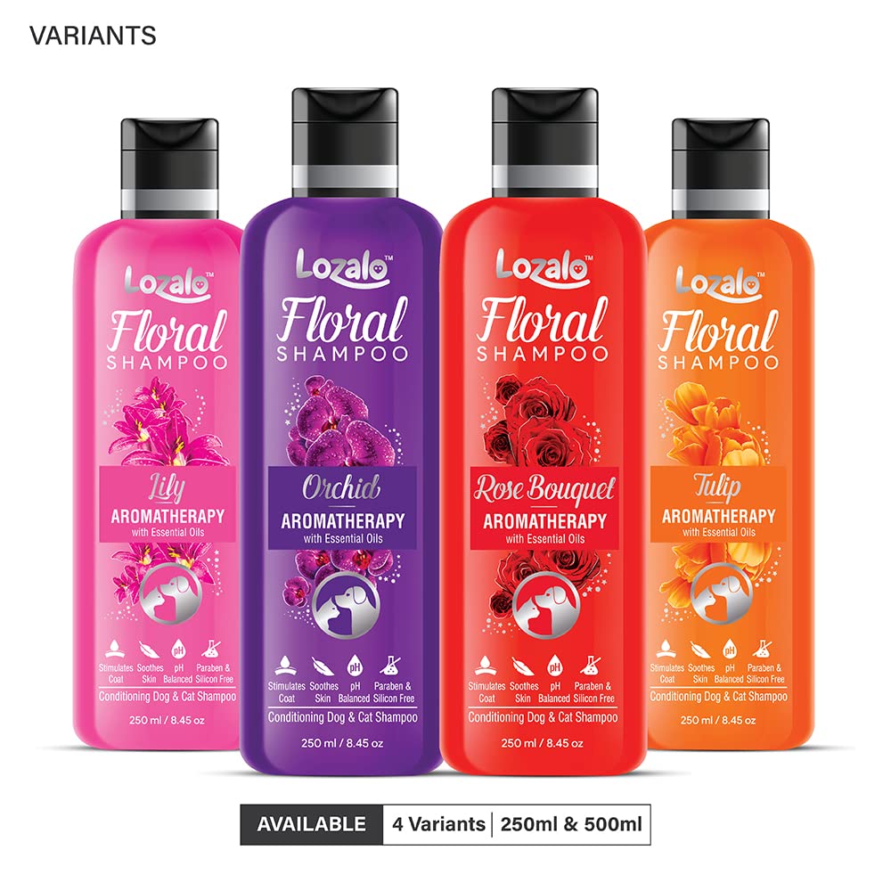 Lozalo Floral Aromatherapy Pet Conditioning Shampoo