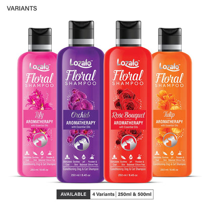 Lozalo Floral Aromatherapy Pet Conditioning Shampoo