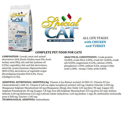 Special Cat All Life Stages with Chicken and Turkey 1.5 kg