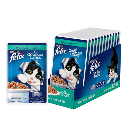 Purina Felix Tuna with Jelly Complete and Balanced Kitten Wet Food