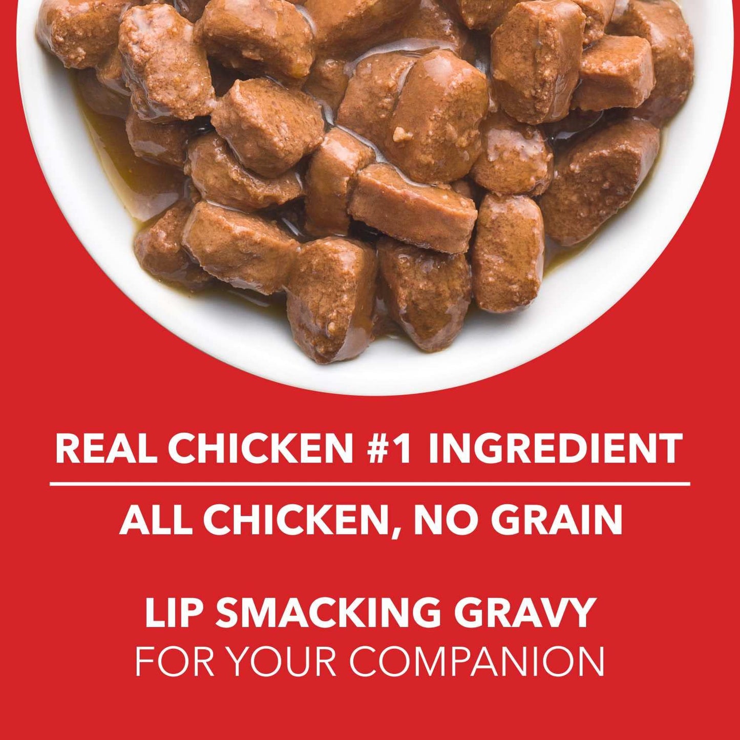 Drools  Wet Dog Food Real Chicken and Chicken Liver Chunks Gravy 0.9 Kg ..Pack of 6