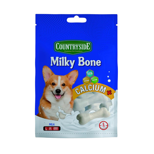 CountRYSIDE Calcium Milky Bone Treat for All Dog of All Ages