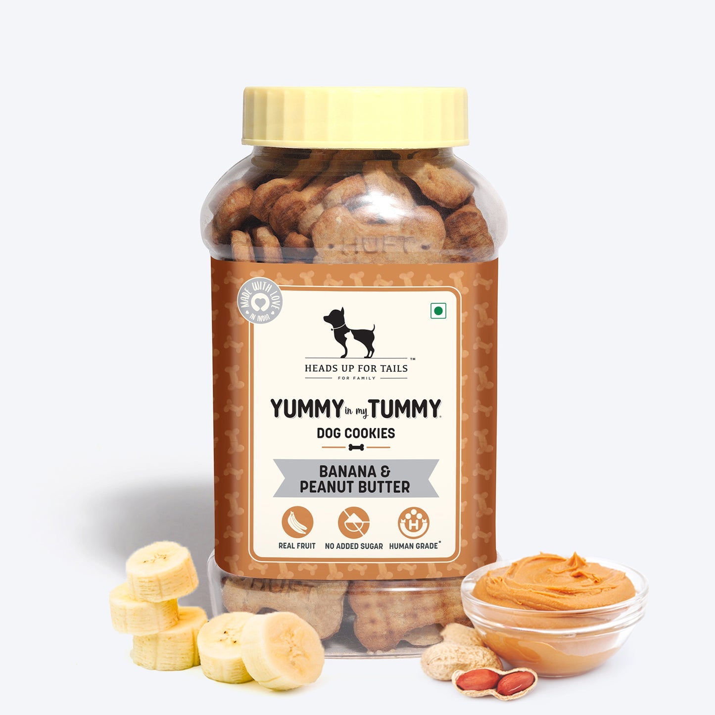 Yummy in my Tummy Banana & Peanut Butter Dog Biscuits