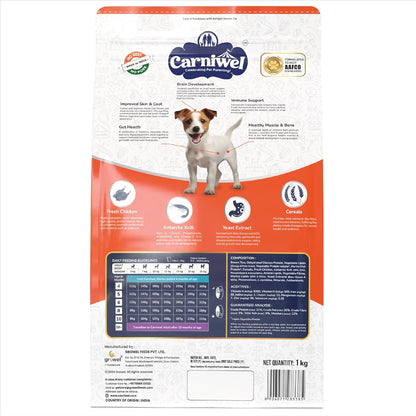 Carniwel Fresh Chicken Kibble Small Breed Puppy Dog Dry Food