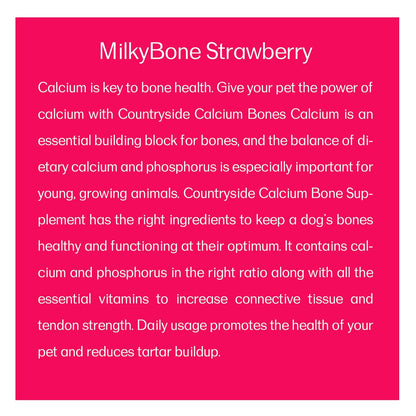 CountRYSIDE Calcium Milky Bone Treat for All Dog of All Ages