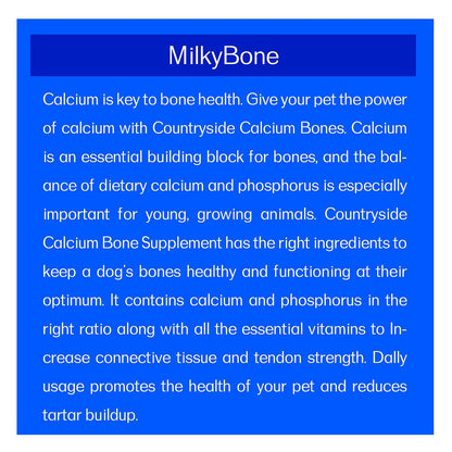 CountRYSIDE Calcium Milky Bone Treat for All Dog of All Ages