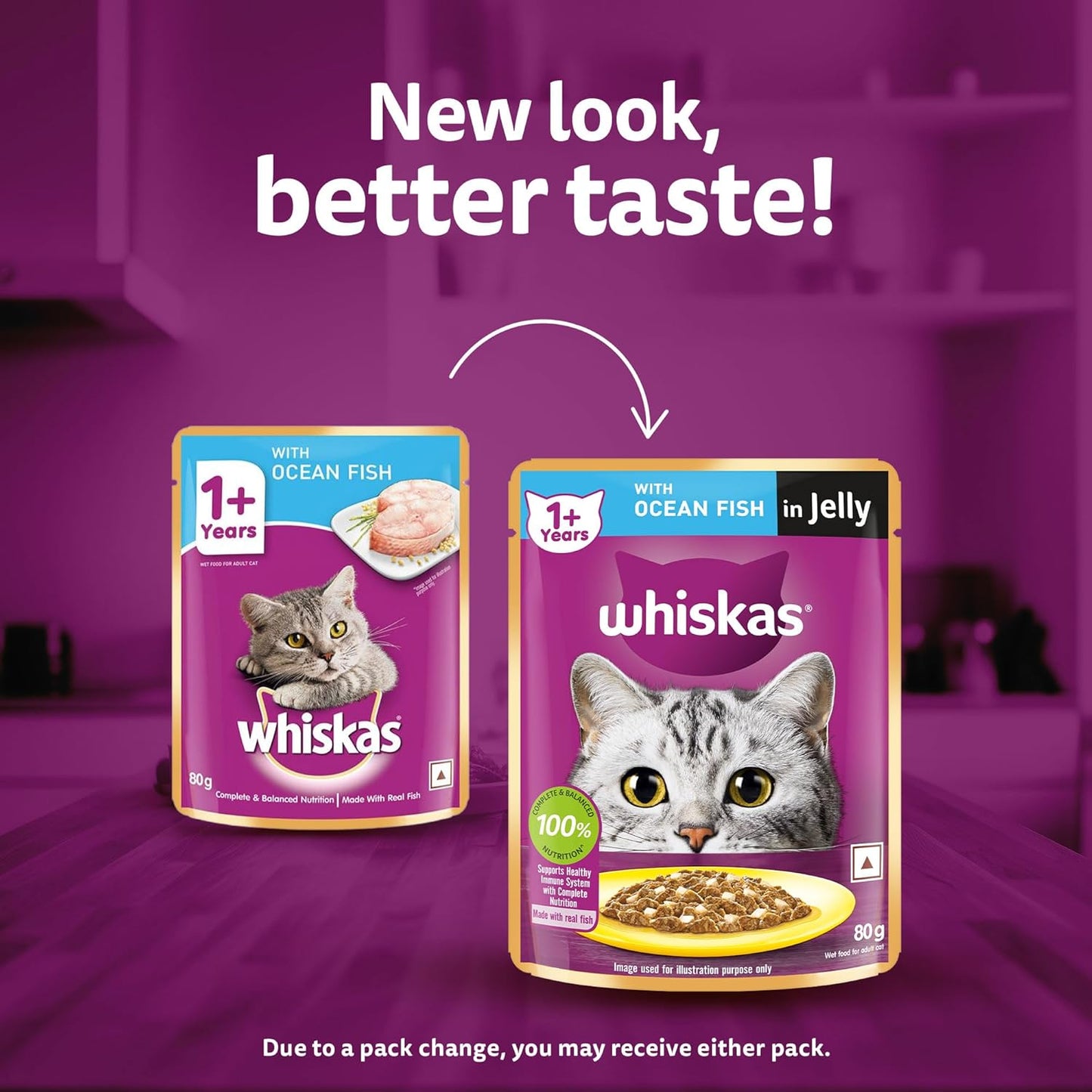 Whiskas Tuna in Jelly Meal Adult Cat Wet Food