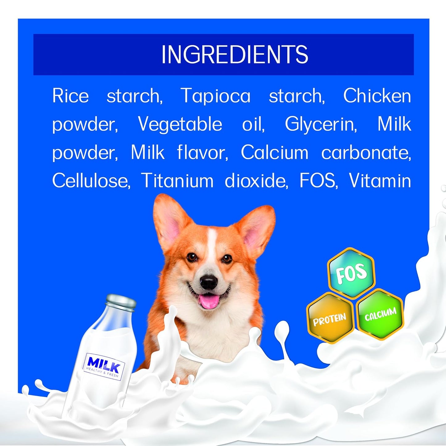 CountRYSIDE Calcium Milky Bone Treat for All Dog of All Ages