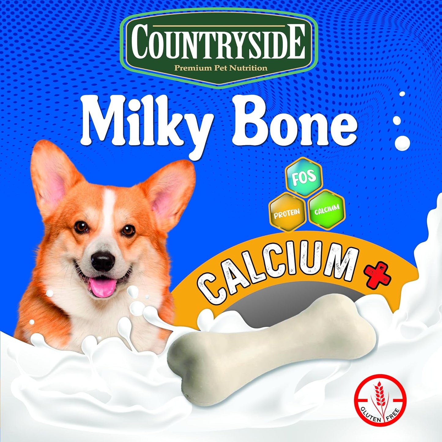 CountRYSIDE Calcium Milky Bone Treat for All Dog of All Ages