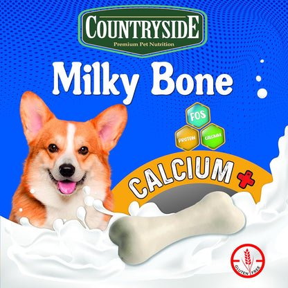 CountRYSIDE Calcium Milky Bone Treat for All Dog of All Ages