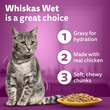 Whiskas Tuna in Jelly Meal Adult Cat Wet Food