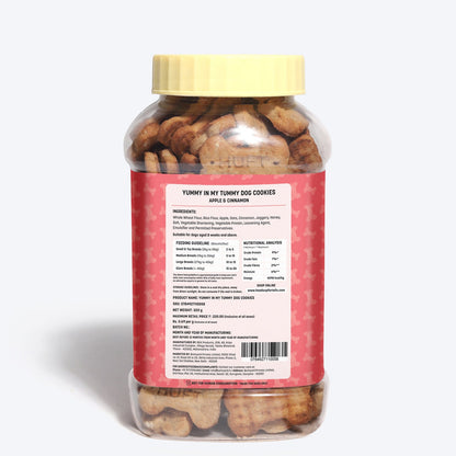 Yummy in my Tummy Apple & Cinnamon Vegetarian Dog Biscuits 320 gm