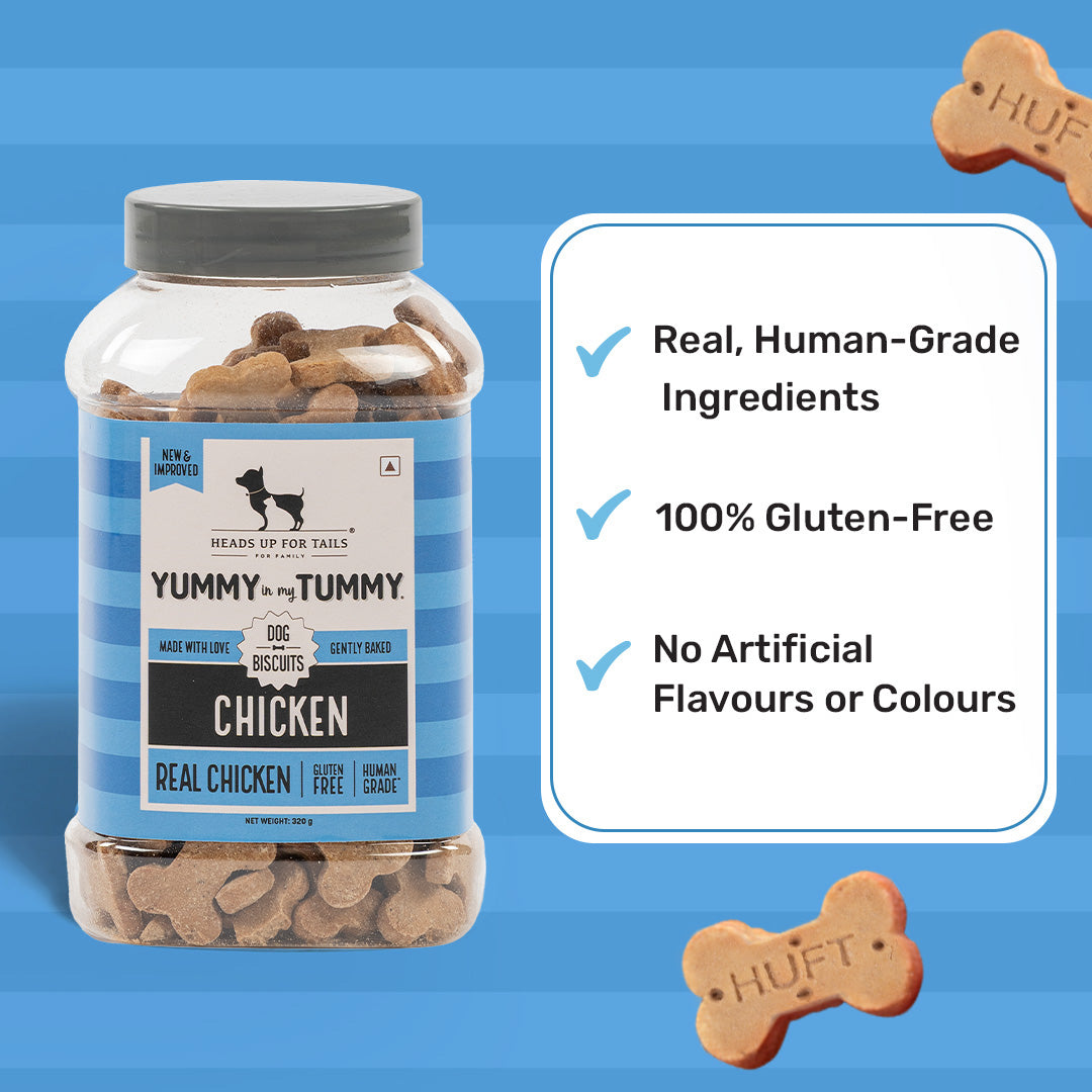 Yummy in my Tummy Chicken Gluten-Free Dog Biscuit 320g