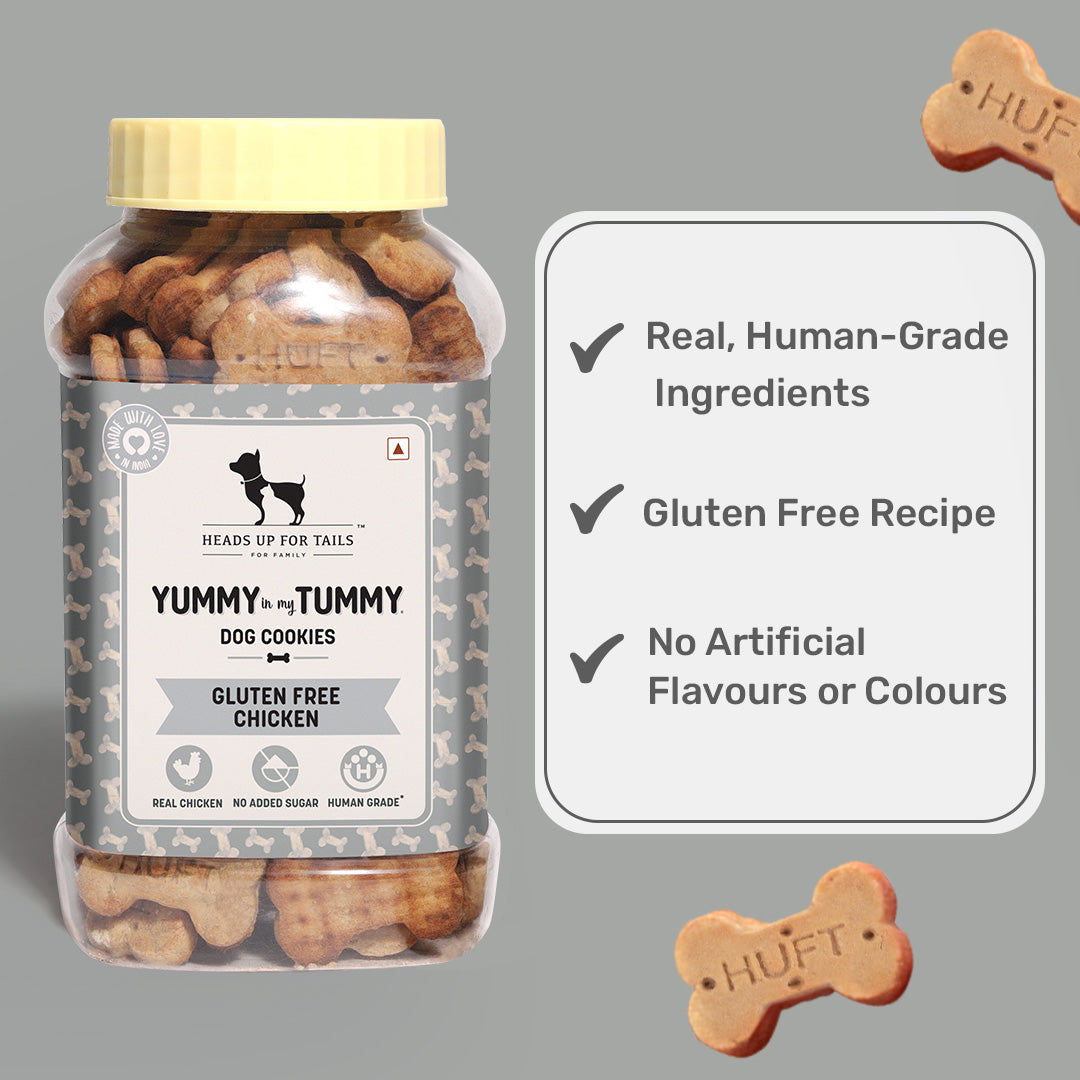 Yummy in my Tummy Real Chicken Dog Biscuits - Gluten Free