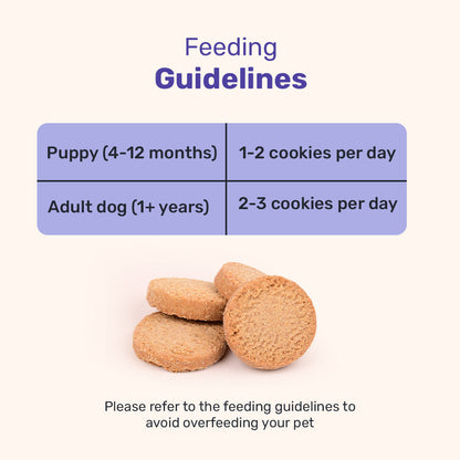 HUFT YIMT Snooze Time Special Chamomile & Lavender Dog Biscuits - 200 gm