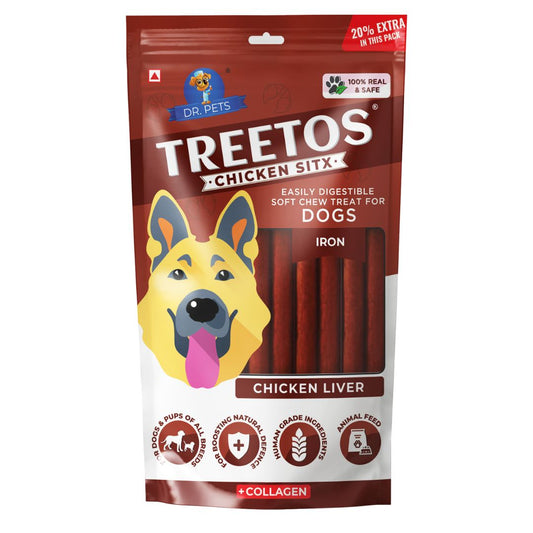 Dr. Pets Treetos Chicken Liver BUY 5 GET 2 FREE