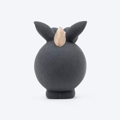 BaaBaa Goat Squeaky Chew Toy For Puppies & Small Dogs - Black