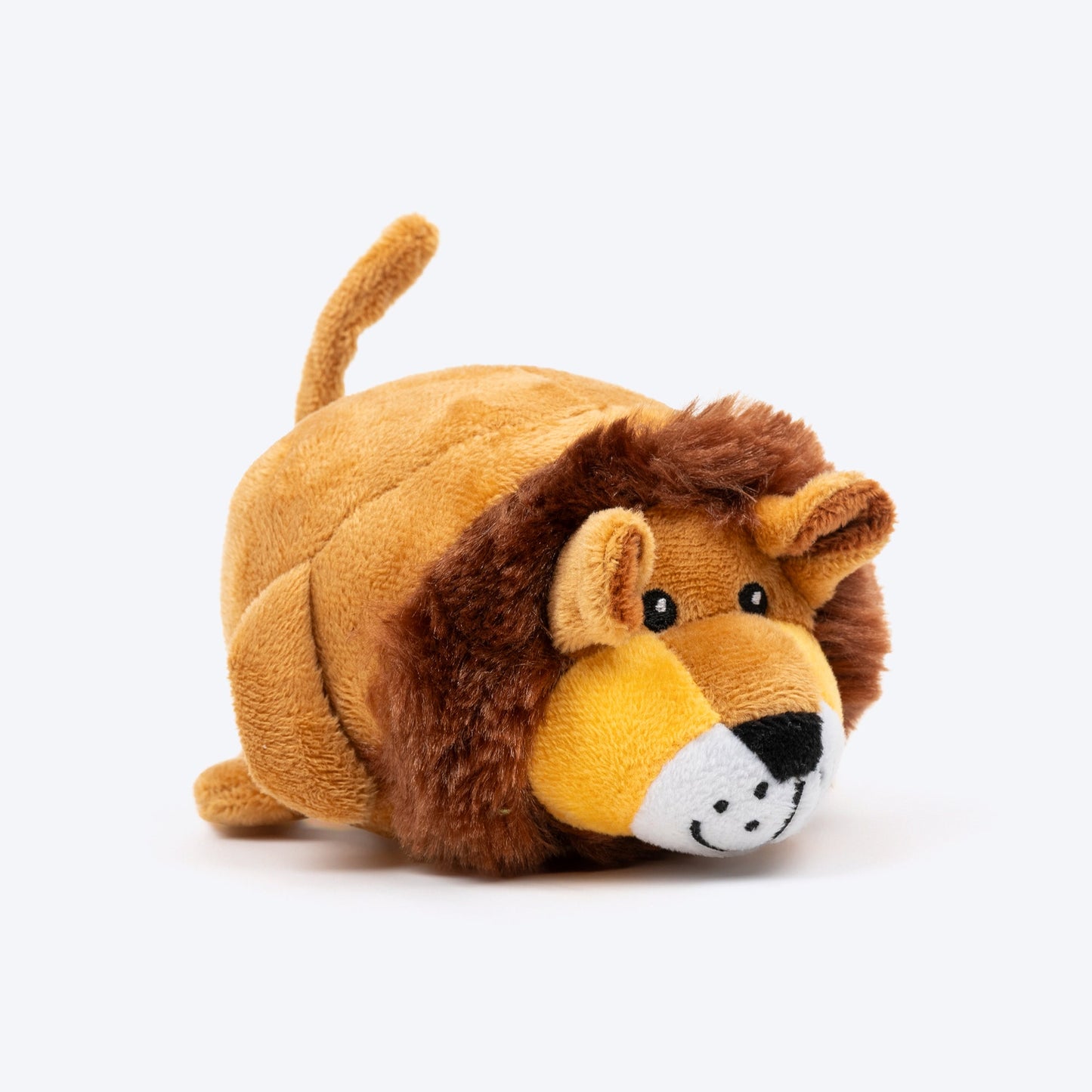Soft Roar Squeaky Plush Toy For Puppies & Small Dogs - Brown