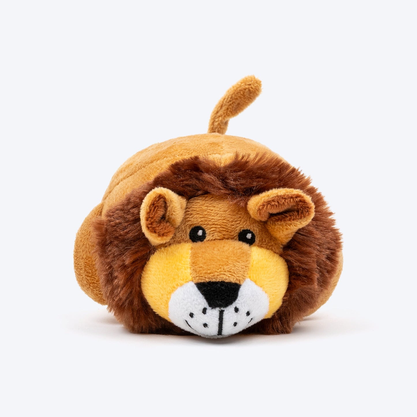 Soft Roar Squeaky Plush Toy For Puppies & Small Dogs - Brown