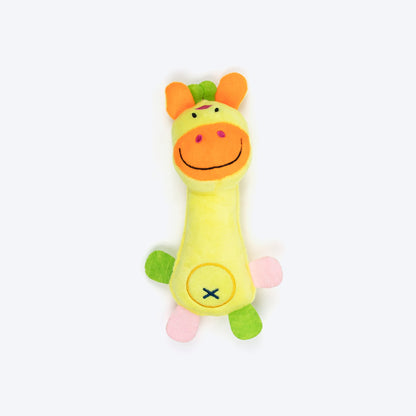Giggles Squeaky Plush Toy For Puppies & Small Dogs - Multicolor