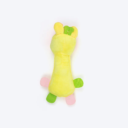 Giggles Squeaky Plush Toy For Puppies & Small Dogs - Multicolor