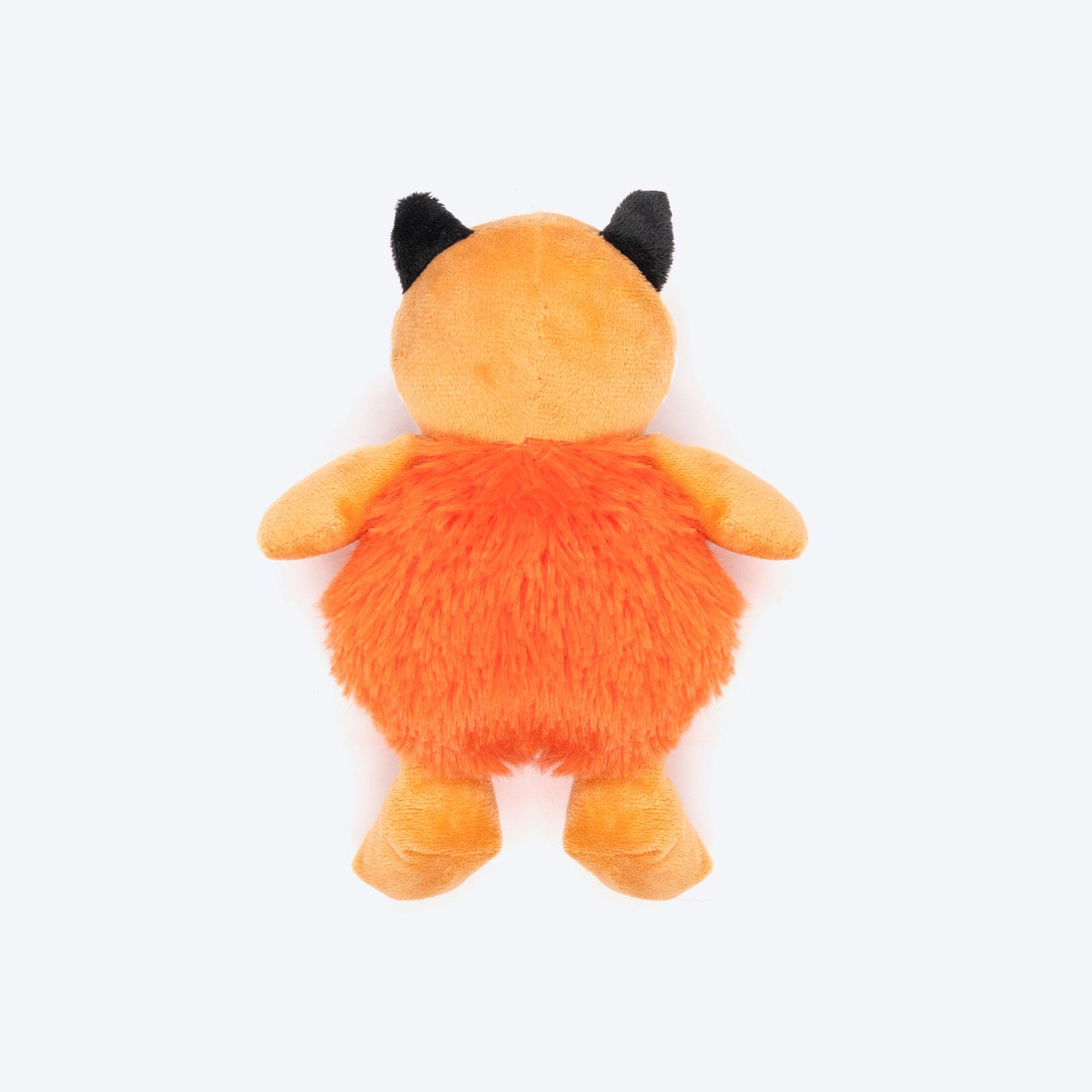 Snuggle Fox Squeaky Plush Toy For Puppies & Small Dogs - Brown