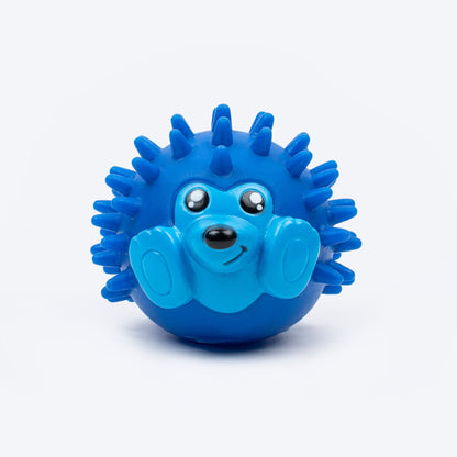 Prickles Squeaky Chew Toy For Puppies & Small Dogs - Blue