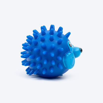 Prickles Squeaky Chew Toy For Puppies & Small Dogs - Blue