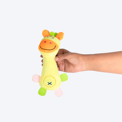 Giggles Squeaky Plush Toy For Puppies & Small Dogs - Multicolor