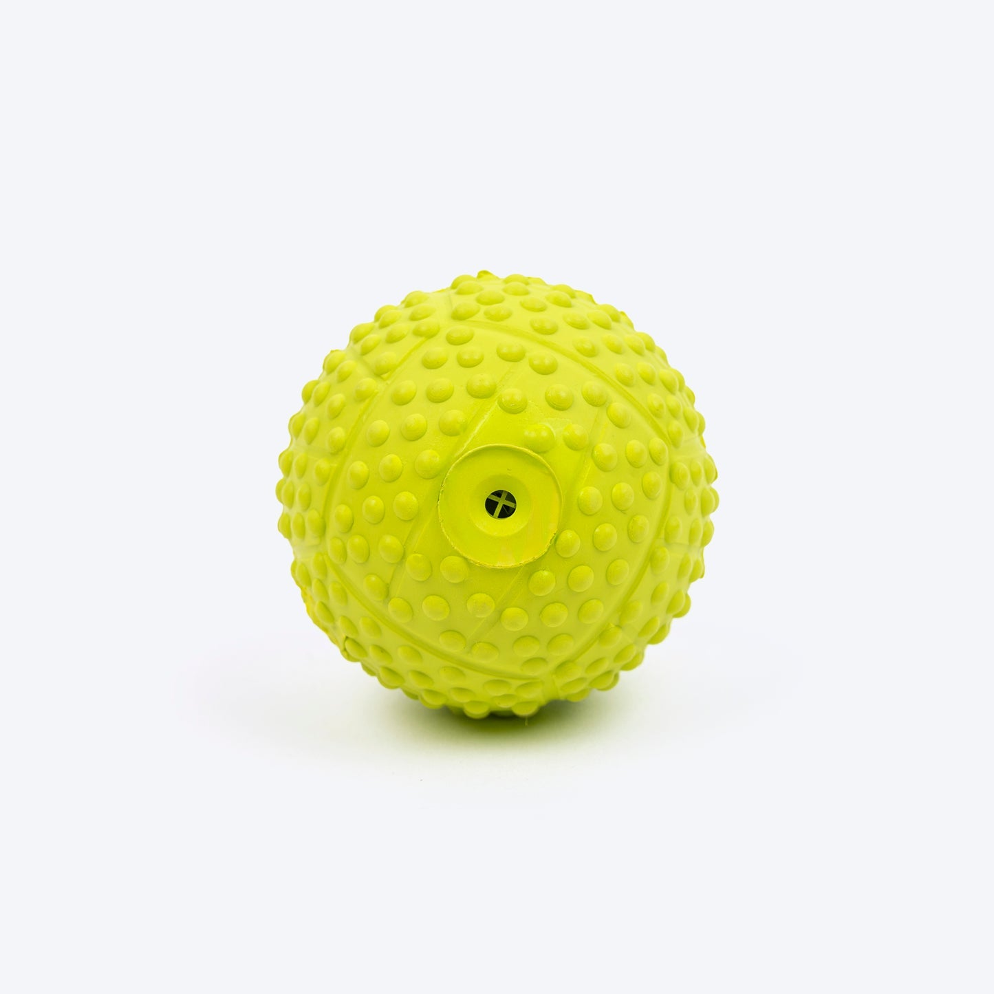 Dotted Textured Ball Squeaky Chew Toy For Dog - Green