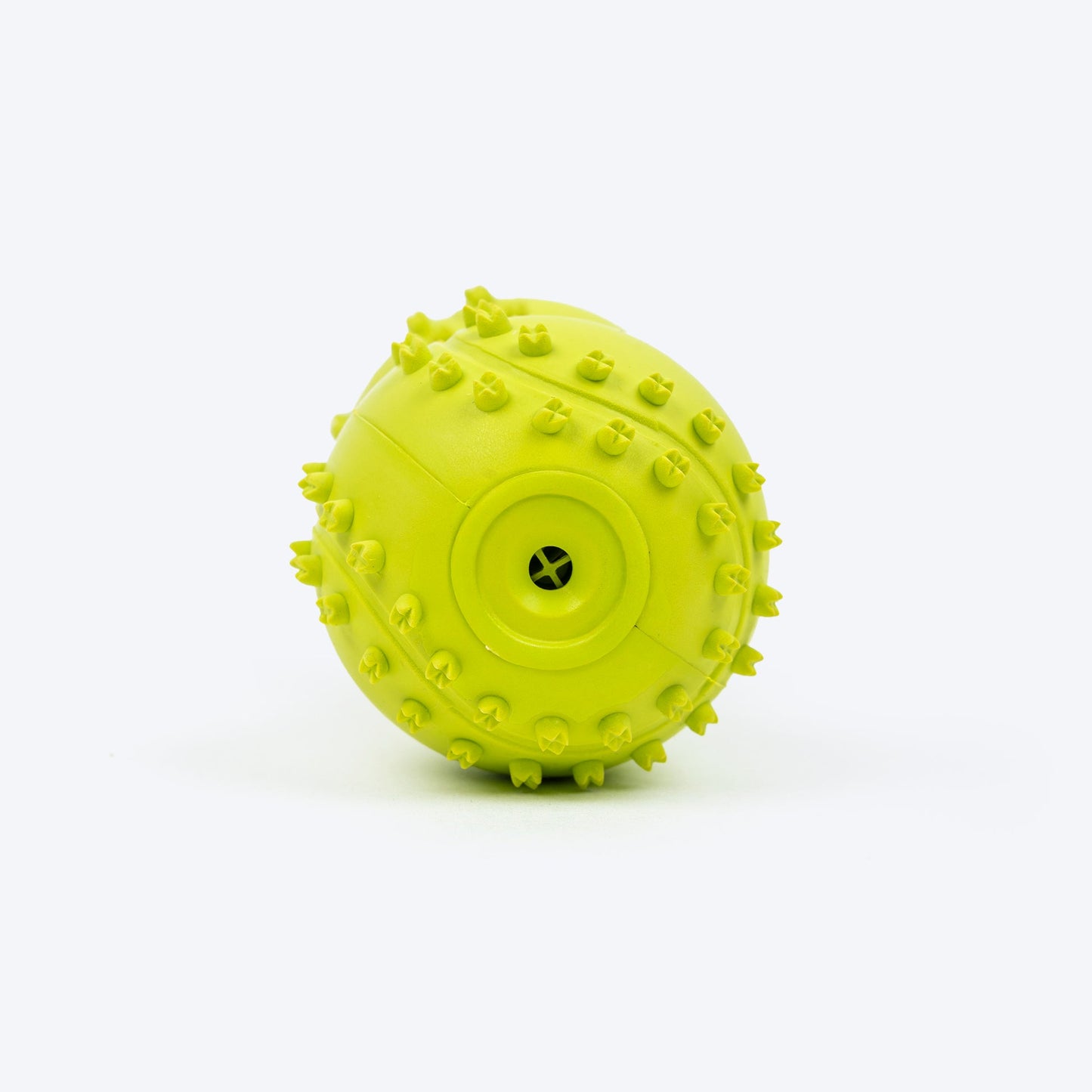 Round Dumbbell Squeaky Chew Toy For Dog - Green