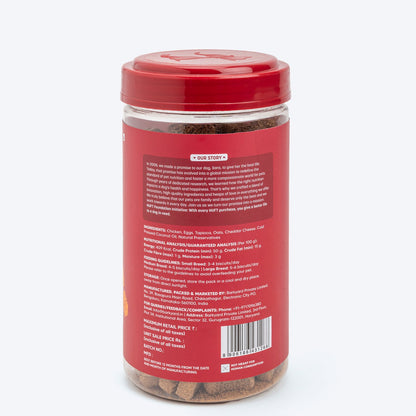 Hearty Chicken & Cheddar Cheese Healthy Dog Biscuits - 320 gm