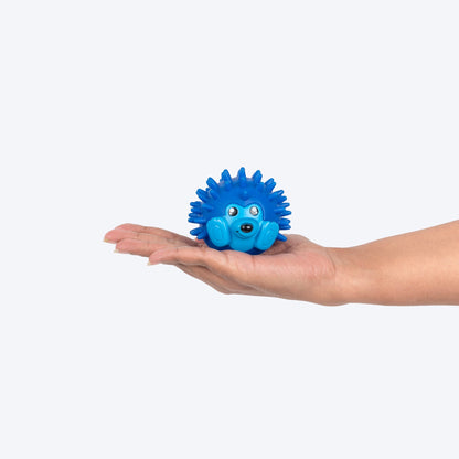Prickles Squeaky Chew Toy For Puppies & Small Dogs - Blue