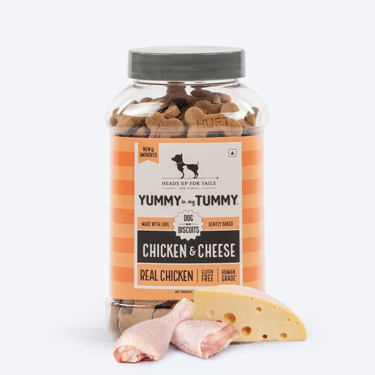 Yummy in my Tummy Chicken & Cheese Gluten-Free Dog Biscuits 320g