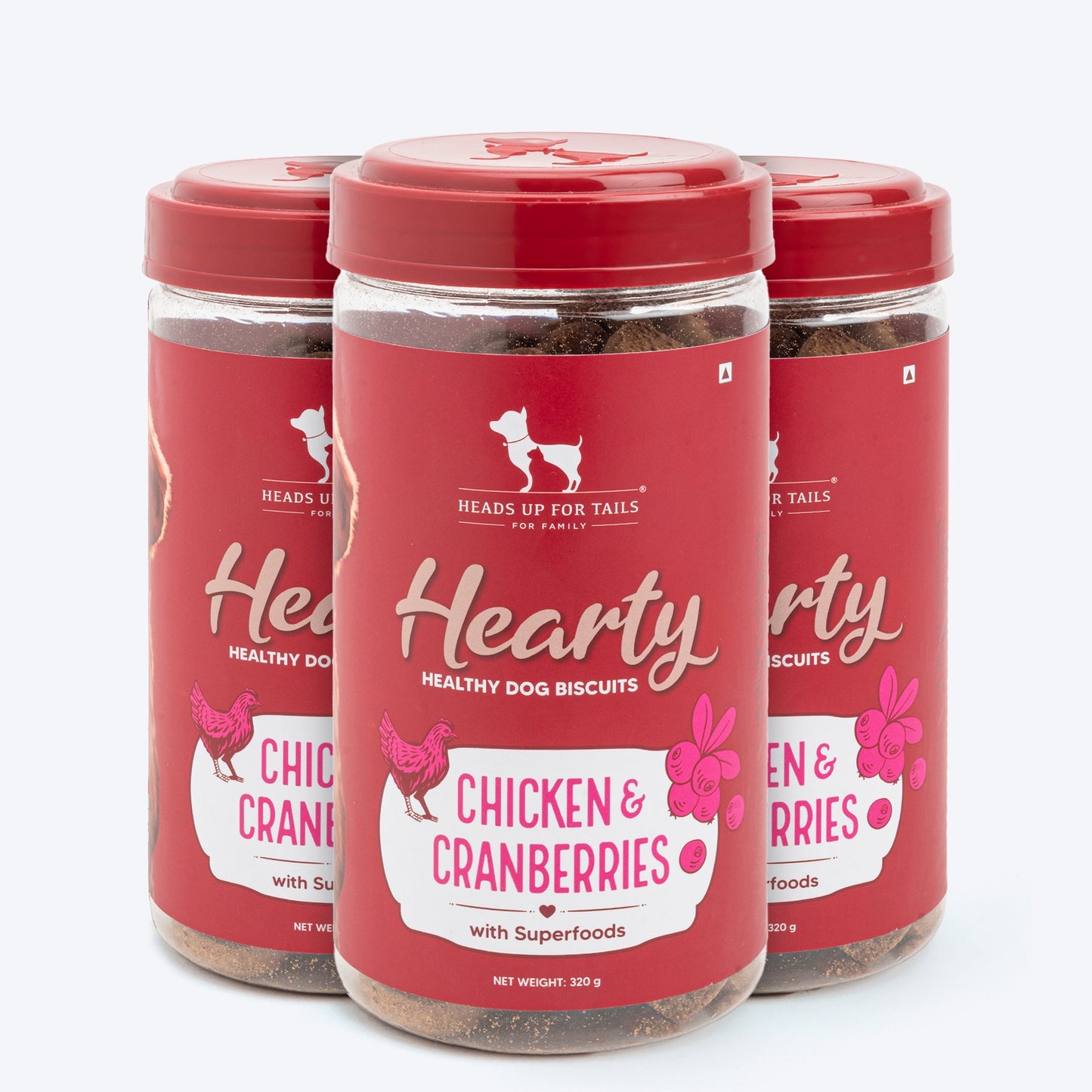 Healthy Dog Biscuit | Biscuits for Adult Dogs & Puppies | Chicken Biscuits, Protein-Rich & Gluten-Free | No Artificial Preservatives