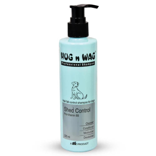 Ttk Hug n Wag Professional Shed Control Shampoo with Pro Vitamin B5 for Dogs 225 ml