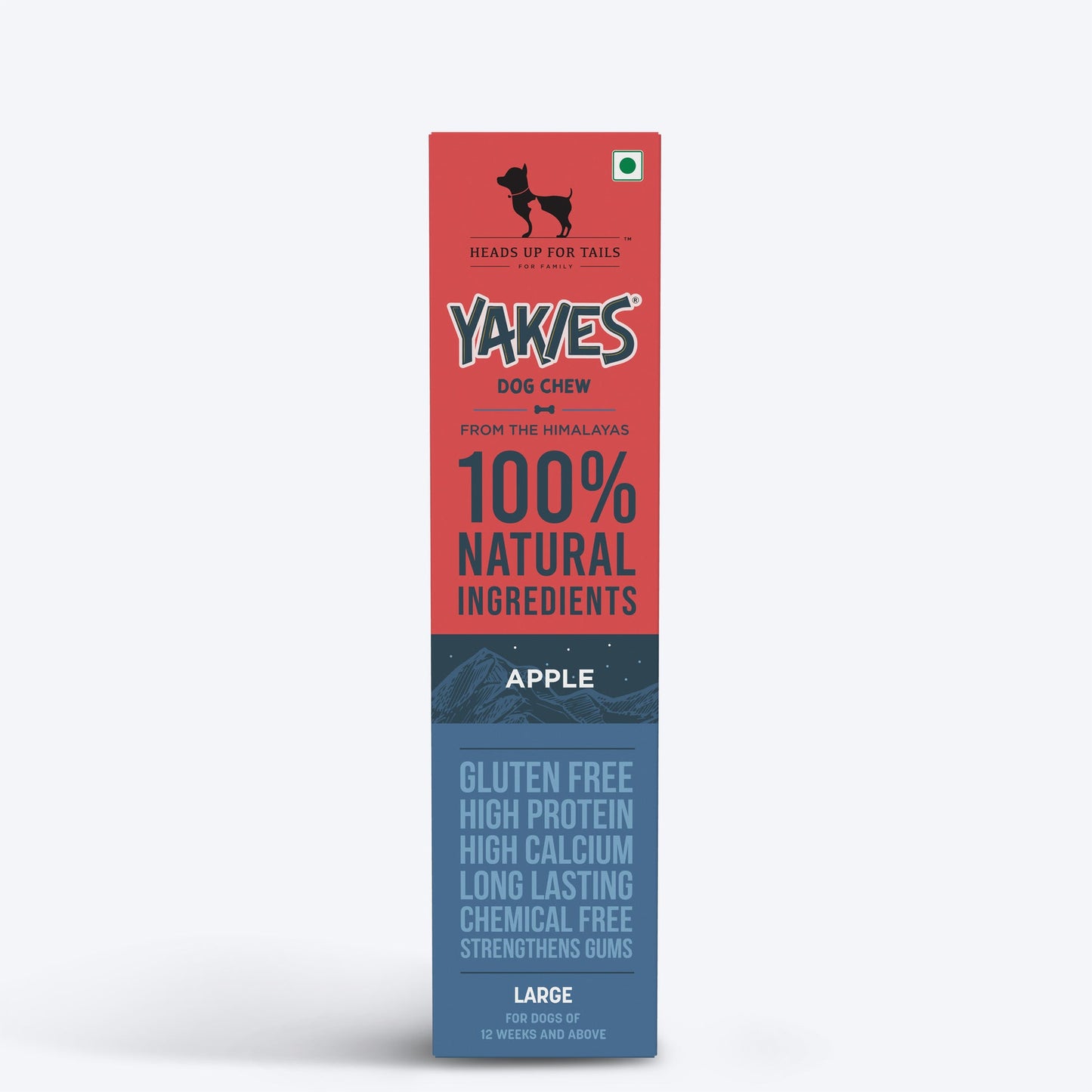 Yakies 100% Natural & Vegetarian Apple Chew Bone for Dogs