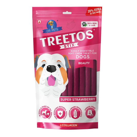 Dr.Pets Treetos Gluten Free (Super Strawberry) BUY 5 GET 2 FREE