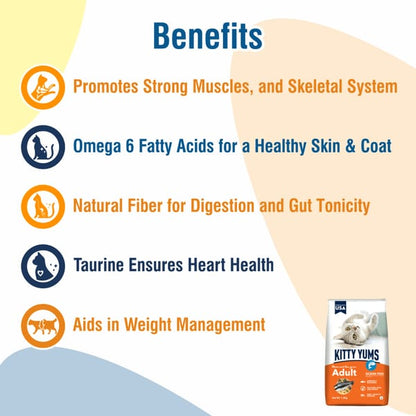 Kitty Yums Ocean Fish Adult (1+ years) Cat Dry Food